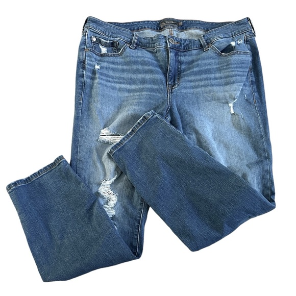 torrid Denim - Womens Torrid Destructed Skinny Jeans Jegging Plus size 16